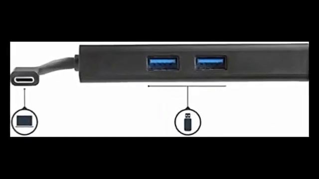 USB-C Multiport Adapter - USB-C Travel Docking Station With 4K HDMI - 60W Power Delivery - Black