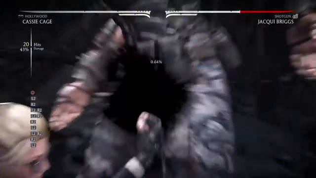 Mortal Kombat X Cassie Cage X-Ray Combo смотреть онлайн