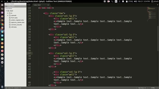 Bootstrap tutorial 2 - Grid System in Bootstrap смотреть онлайн