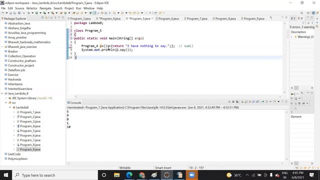 Java lambda Expression смотреть онлайн