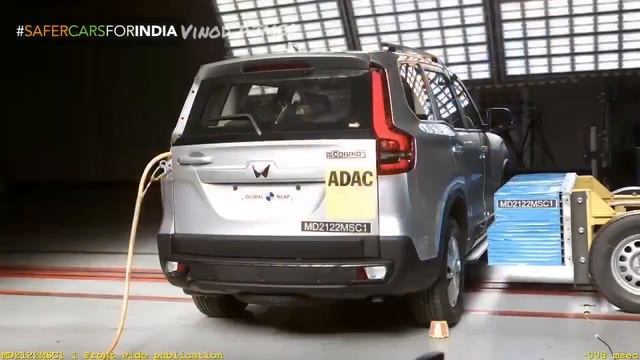 Mahindra Scorpio N crash test 5star ⭐⭐#scorpion #vinodajmer#5star #globalncap #safe #tank смотреть онлайн