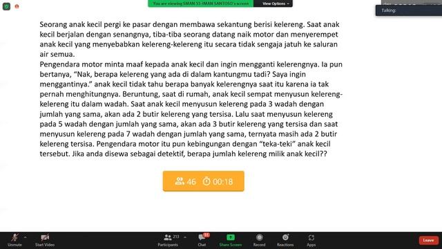 SERIE 1 Pelatihan Materi Pembina KSN Matematika Guru Matematika DKI JAKARTA смотреть онлайн