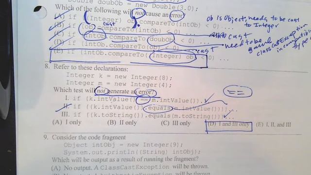 AP Computer Science A - Multiple-Choice - Unit 4 Some Standard Classes part 1 #1-16 смотреть онлайн