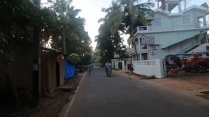 Goa Patnem beach. Гоа. Дорога до пляжа Патнем от отеля Patnem palolem beach park apartment