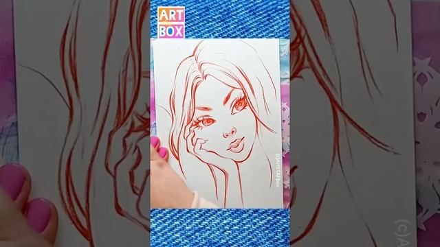 Как нарисовать АНИМЕ девушку скетч ✍️How to draw ANIME girl nice sketch смотреть онлайн