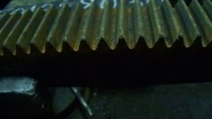 Рейка-шестерня для реечного дровокола.