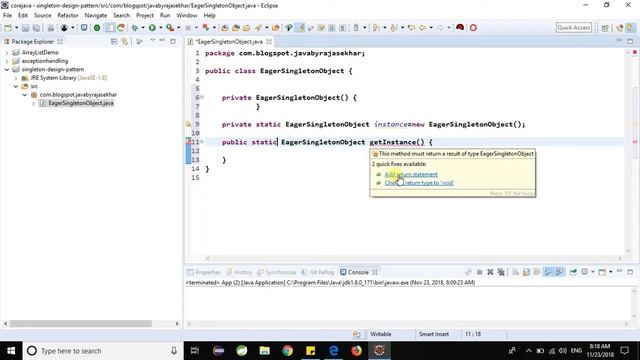#1 Singleton design pattern in Java |Early Instantiation | Lazy Instantiation | Coding Trainer смотреть онлайн