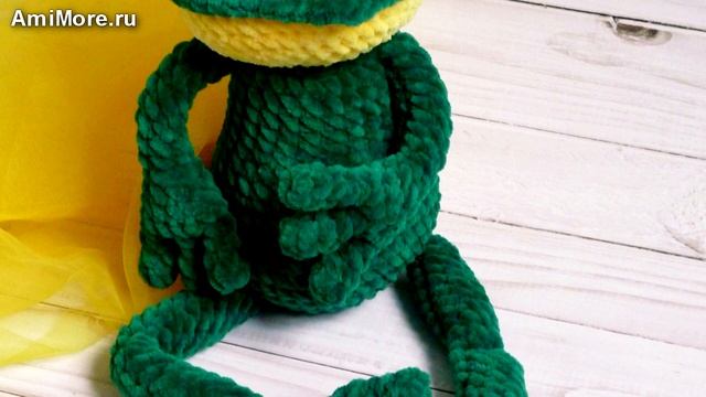 Амигуруми: схема Лягушка. Игрушки вязаные крючком - Free Crochet Patterns.
