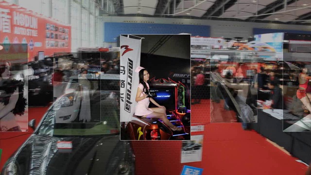 Девушки и крутые тачки - выставка тюнинга в Китае