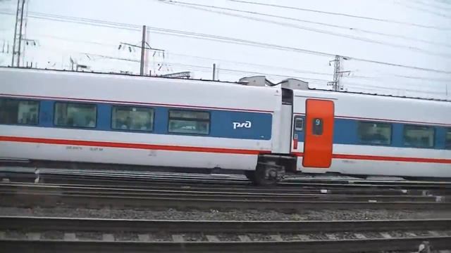 РЖД ЭП20-010 с поездом "Стриж" Нижний Новгород - Москва смотреть онлайн