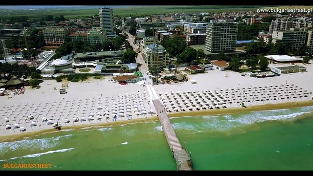 Обзор с воздуха курорта Солнечный Берег смотреть онлайн