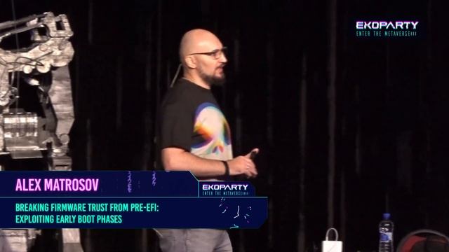 Alex Matrosov - Breaking Firmware Trust From Pre-EFI: Exploiting Early Boot Phases - Ekoparty 2022 смотреть онлайн
