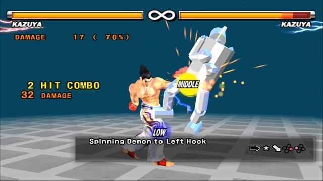 Tekken 5 - Kazuya Mishima Move List