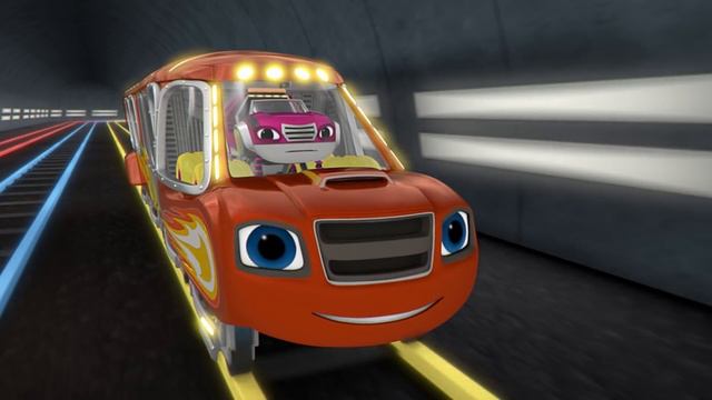 Blaze y los Monster Machines | ¡Blaze y Watts deben detener a Crusher! | Nick Jr. en Español смотреть онлайн