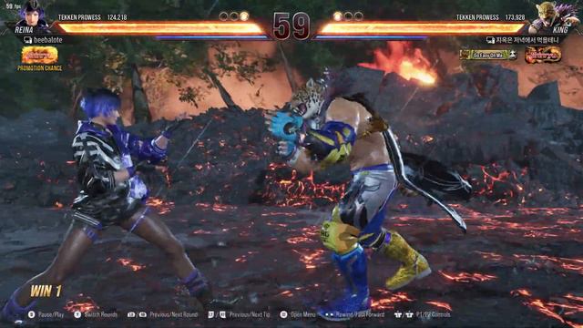[TEKKEN 8] NOOB REINA Tenryu promotion match 49k Tekken Power difference смотреть онлайн