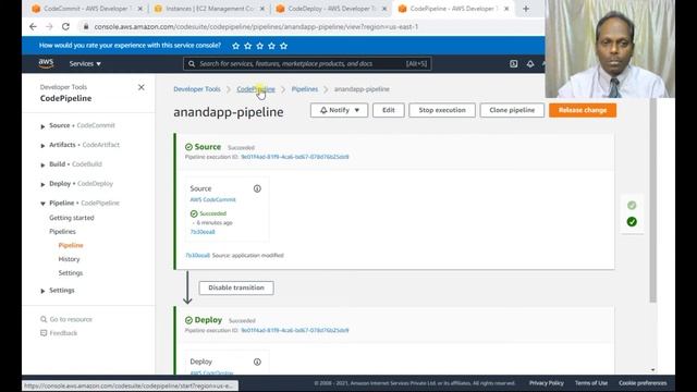 AWS - CI-CD - Part D - Automating using CodeDeploy and Pipline - Anand K смотреть онлайн
