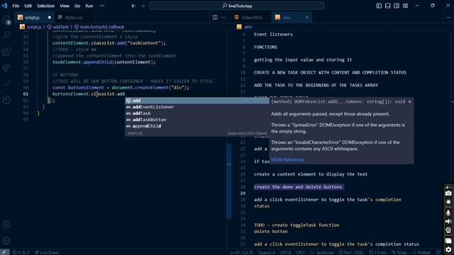 todo app JS смотреть онлайн