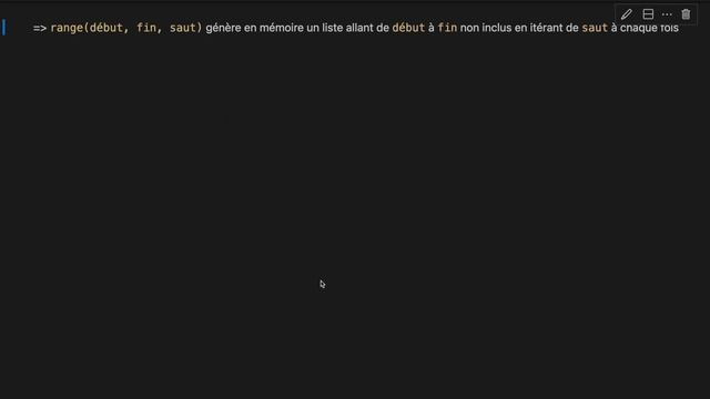 La fonction range en Python смотреть онлайн