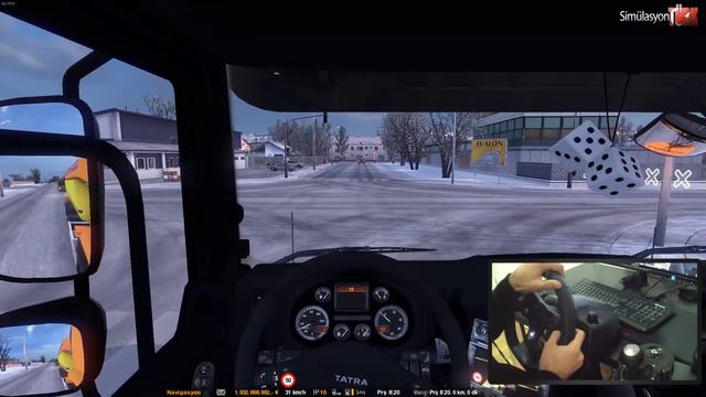 Euro Truck Simulator 2 - KAR KÜREME ARACI TATRA Phoenix [Logitech G920] смотреть онлайн