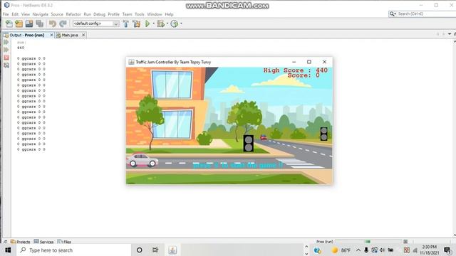 Traffic Jam Controller Game Using Java смотреть онлайн
