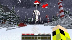 Я призвал СНЕЖНОГО СИРЕНОГОЛОВОГО в своем мире в майнкрафт ! Как призвать CHRISTMAS SIREN HEAD