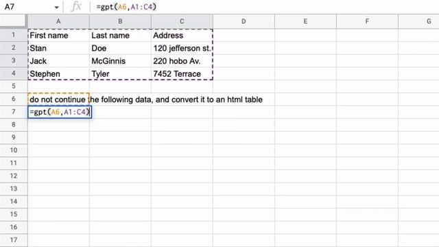 Easily convert Google Sheets data into HTML or Markdown with ChatGPT смотреть онлайн