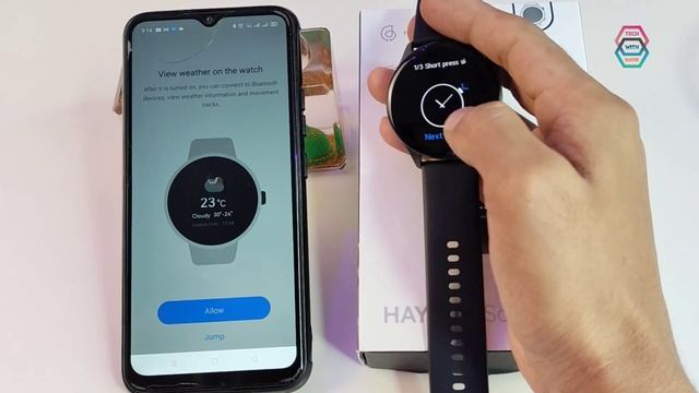 Haylou Solar Plus Connection Video Full setup To Android Phone || Tech With Babor || смотреть онлайн