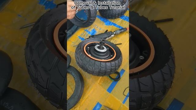 KugooKirin G2Pro=KuKirin G2Pro - Inner Tube&tires Of Rear Wheel Replacement Tutorial