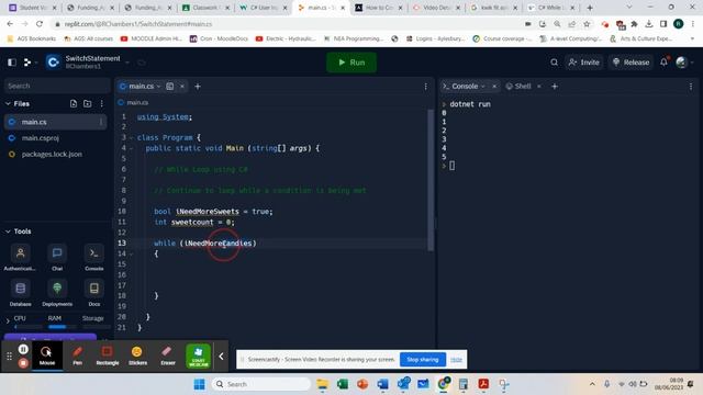 Lesson 8 - C# While Loops смотреть онлайн