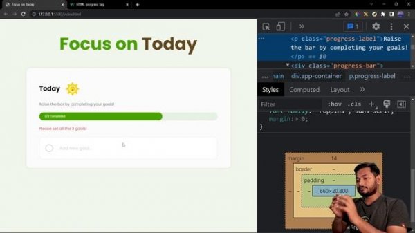 Your First JavaScript Project | Focus on Today | Part 1 | JavaScript Projects | Ep.01