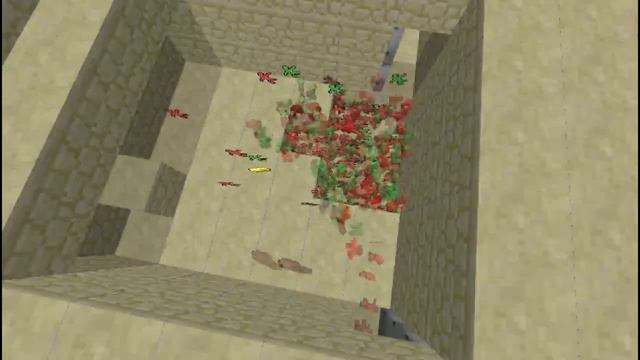 Minecraft: Clay Soldier mod. 222 clay soldiers battle it out. смотреть онлайн