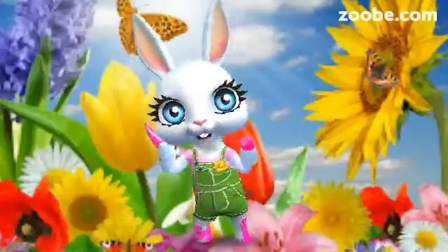 ZOOBE зайка Поздравление Анны с Днём Рождения смотреть онлайн