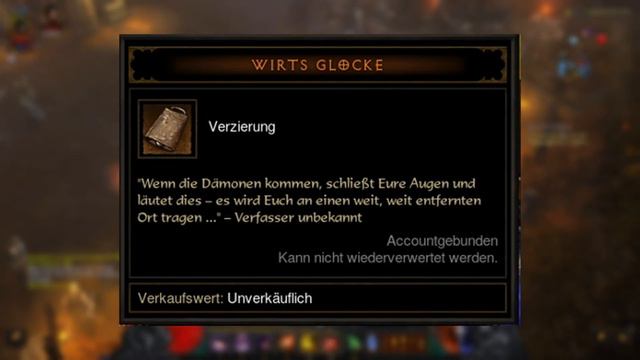 Diablo 3 - Wirt's Glocke finden (Hirtenstab) смотреть онлайн