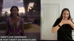 Speechless - Aladdin - Disney - BSL - Sign Song - BSL ACT