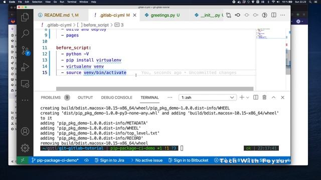#14 Gitlab Package Registry | Build And Publish A Python Pip Package смотреть онлайн