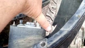 ШЕВРОЛЕ ЛАНОС 2008г 1.5.СНЯТИЕ ПЕРЕДНЕГО БАМПЕРА.