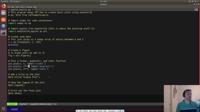 Python3 Crash Course: Pyplot Basics смотреть онлайн
