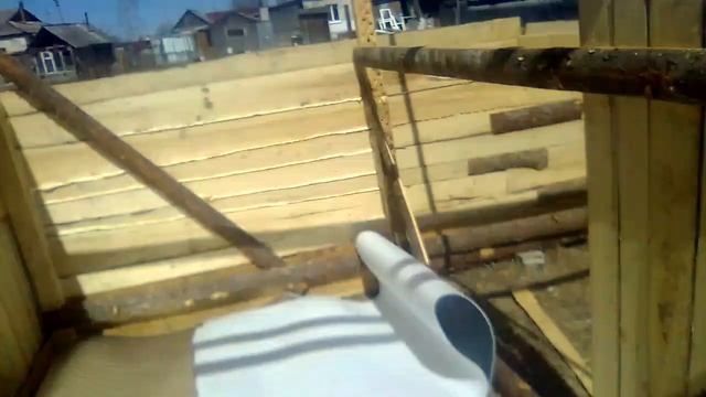 Строим сарай из горбыля смотреть онлайн