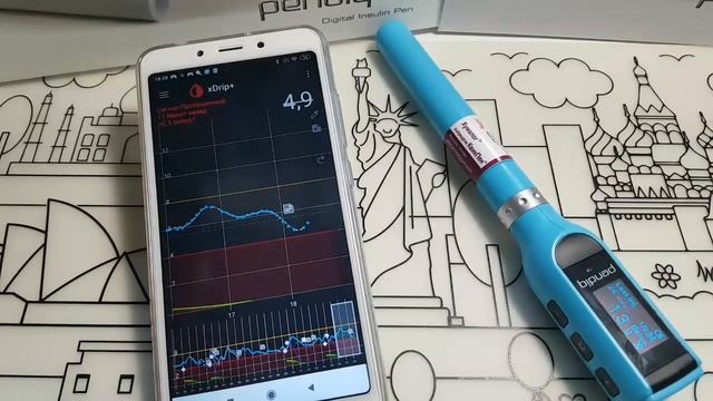 Шприц-ручка с шагом 0,1 цифровая PENDIQ 2.0 смотреть онлайн
