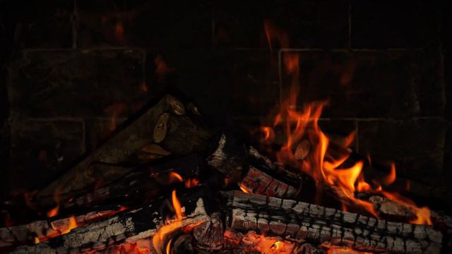 🔥 4K Cozy Fireplace (12 HOURS). Fireplace with Crackling Fire Sound. 2024 Christmas Fireplace смотреть онлайн