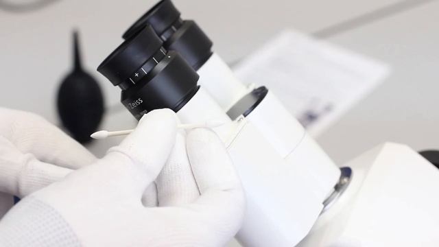 Чистка микроскопа чистящими средствами VSGO смотреть онлайн