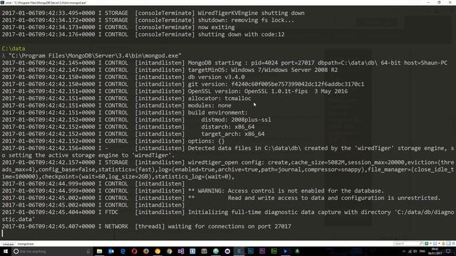 MongoDB Tutorial #2 - Installing MongoDB Locally смотреть онлайн