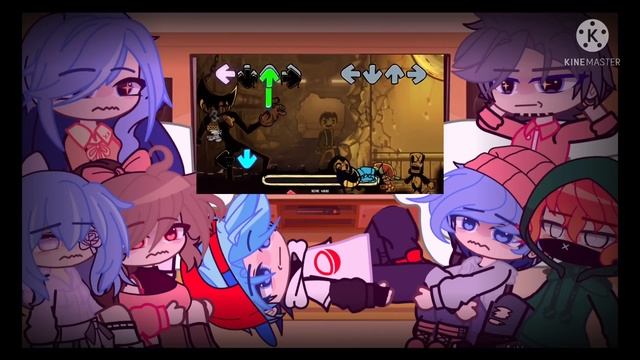 Soft AU Reacts To Indie Cross Mod [Bendy Week] | Part 8 | Gacha Reaction Video смотреть онлайн