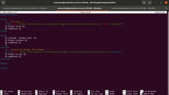 FastAPI # 0028 # Navbar in HTML Template смотреть онлайн
