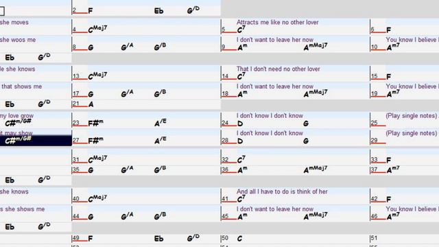 "Something" by The Beatles - Chords & Lyrics for Guitar смотреть онлайн