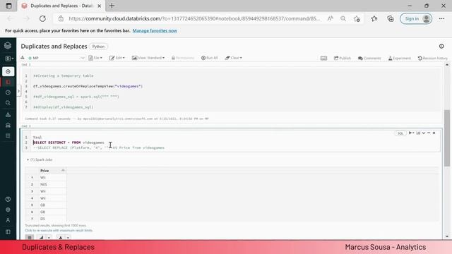 Deduplicating and Replace in Databricks смотреть онлайн