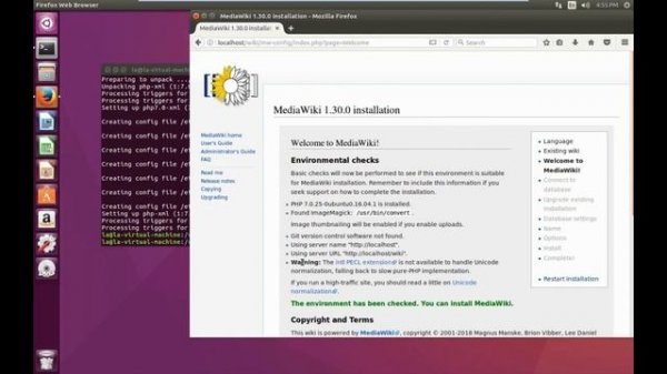 Setup A Wiki On LINUX Using Mediawiki & Ubuntu