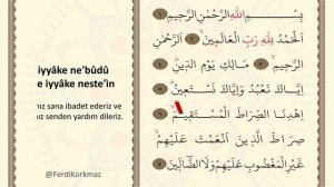 Fatiha Suresi Dinle