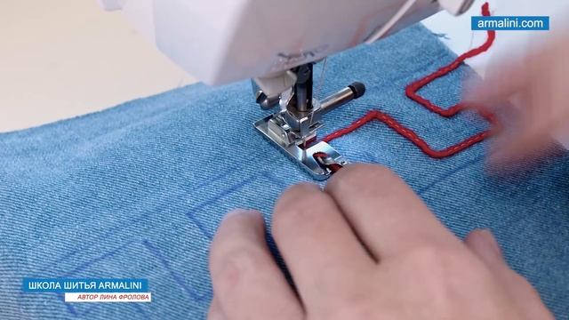 Объёмный декор пряжей Применяем лапку улитку не по назначению смотреть онлайн