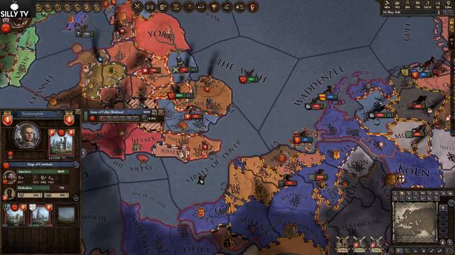 Crusader Kings 2. Vikingos. La conquista de Britania #3. (Español) смотреть онлайн